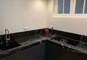 Nero Marquina aanrechtblad en tafel