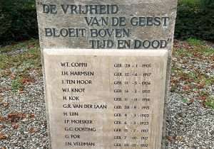 Herstelwerkzaamheden uitgevoerd aan oorlogsmonument